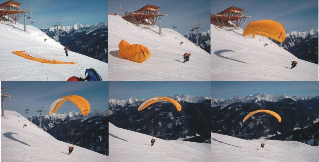 22.02.02: Winterflug von der Riesneralm/Erlsberg