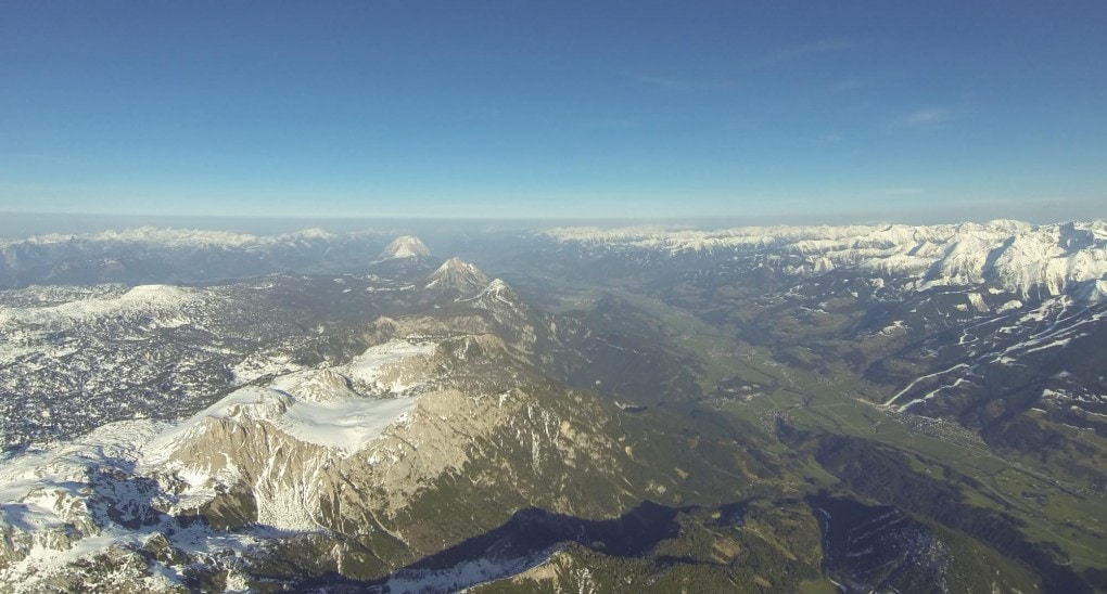 Abends über dem Dachstein - Blick Richtung Grimming