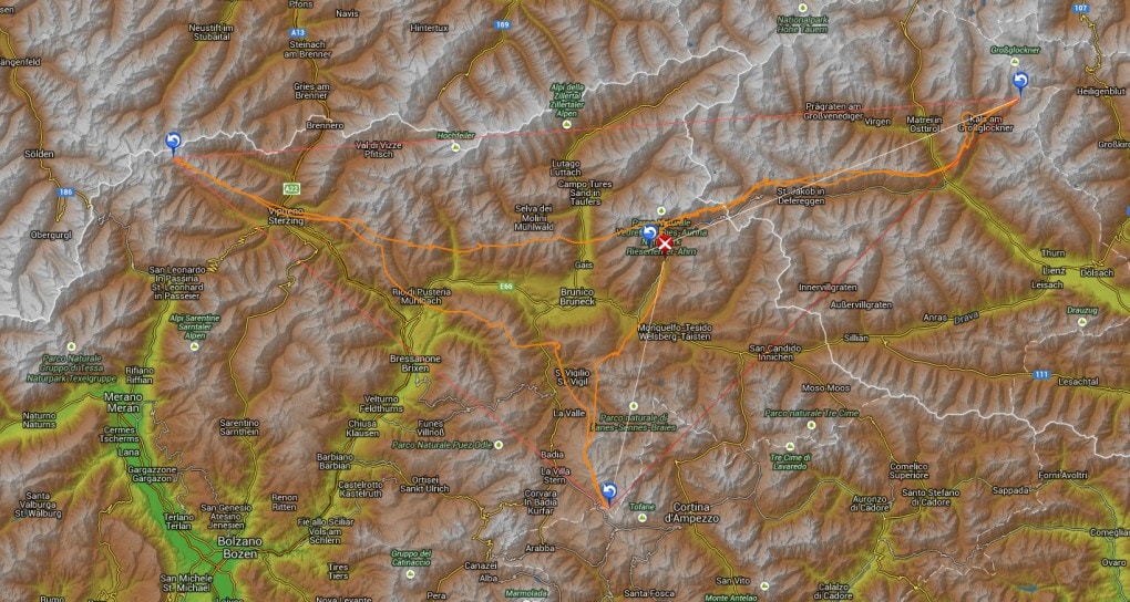 259 FAI-Kilometer - neue persönliche Bestleistung